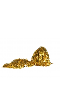 Metaliczny pompon złoty