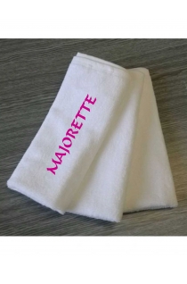 Ręcznik mały z różowym nadrukiem